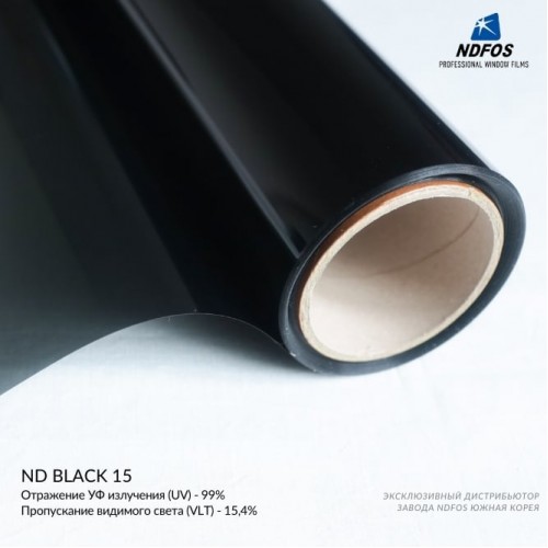 устанавливаем неметаллизированную тонировочную пленку NDFOS ND Black 15