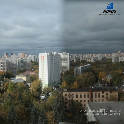 Пpофеccиональная глубокоокрашенная неметаллизированная пленка ND Black 50 для автомобильных стекол