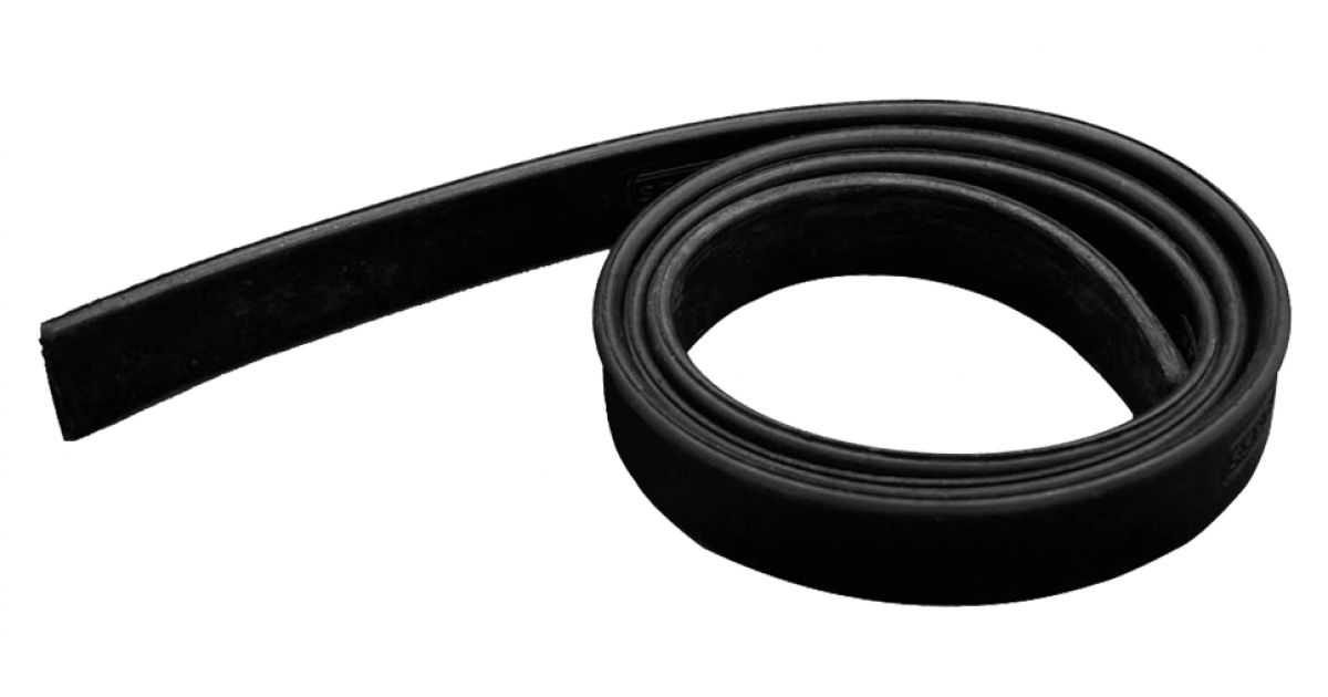 Черная резина для выгонок с кантом DT271, 1м.